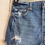 Gap * High Rise Cheeky Shorts Size 2 Demin Distressed Summer Casual High Waist Photo 5