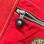 Kipling  Red Canvas Duffle Bag Travel w/ Wallet Pouch Womens Weekender Boston Photo 5