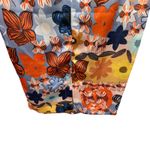 Acne Studios Delina Retro Floral Print Satin Shift Dress Multicolor EU 34 Photo 5