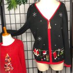 Christopher & Banks Ugly
Christmas Sweater Cardigan L
VINTAGE/RETRO Y2K Black Size L Photo 1