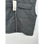 CALIA Vest Women Size L NWT Black Full Zip Sleeveless Pockets Casual Minimal Size L Photo 2