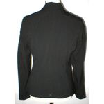 Cache NWT $178 Womens 6  Black Jacket Blazer Metal Accents Shoulder Silver Office Photo 4