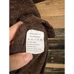 Patrizia Luca Women’s Poncho Sweater cover Button side brown high low Size undefined Photo 4