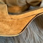 M. Gemi camel brown suede platforms Tan Size 7.5 Photo 5