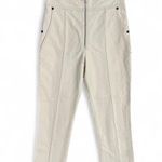 Isabel Marant  high waisted cream front seam cropped cotton jeans 38 6US Photo 1