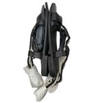 Free People Leather Wrap Sandal in Black and Cream 36.5 US 6.5 Photo 6