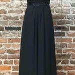 CooBee Formal Evening Gown Womens 4 Black Maxi Dress Sequin Wedding Party Photo 0