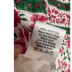 Victoria Dunn Sunflower Lily Mini Dress – Geranium Floral Block Print, Size XS Pink Photo 5