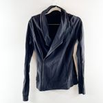 Lululemon Bhakti Long Sleeve Thumbhole Full Zip Yoga Jacket Black 8 Photo 3