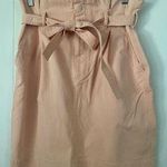 Gap Peach Midi Skirt with Pockets and Tie Belt Photo 0