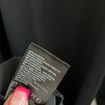 H&M  Black Midi Shirt Dress Button Front Collar Longline Small Photo 8