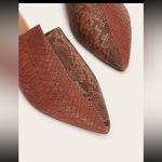 SheIn Point Toe Snakeskin Embossed Flat Mules Photo 3