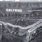 GRLFRND  The Stella Black Denim Skirt size 24 Photo 4