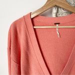 Free People Big Plans Ribbed Cardigan Sweater Photo 2