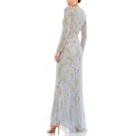 Mac Duggal  5124 Beaded Embellished Long Sleeve Evening Gown Photo 9