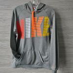 Nike  Therma Fit Hoodie Womens M Big Spell Out Drawstring Gym Run Colorful Thumb Photo 15