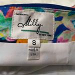 Milly 💙💖 Kaleidoscope Printed 100% Silk Skirt Photo 3