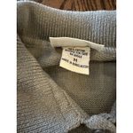 Las Olas  Vintage Womens Green 100% Cotton Button Up  Long Sleeve Cardigan Medium Photo 2