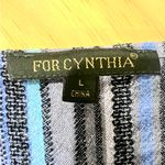For Cynthia  100% Linen/Cotton Blend Blouse -‎ sz L Photo 4