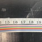 Retro Vintage Rainbow Buckle Elastic Stretch Belt | Rainbowcore Cute Goth White Photo 6