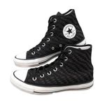 Converse Chuck Taylor All Star High 171074C Tonal Weaving - Black' SZ M6 W8 Photo 0