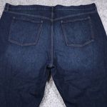 Old Navy  High Rise Slouchy Straight Jeans Cropped Women's Plus Size 28 Dark Wash Photo 2