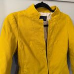 ZARA  Blazer Mustard Yellow Structered Blazer Size Small Photo 3