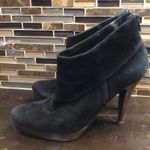 Steve Madden  black suede Trishia booties boots Heels Heeled Women’s Size 8.5‎ Photo 1