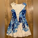 Maggy London  'Rosa Peony' Print Scuba Fit & Flare Dress 12 Photo 5