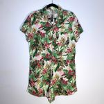 Victoria's Secret NWT Pink Floral Tropical Romper Cover Up Women's size Medium Photo 1