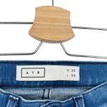 AYR  Skinny Jeans Distressed Denim Stretch Medium Wash Blue Size 25 x‎ 30 Photo 11