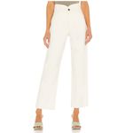 Veronica Beard  Cream Jeans 32 Blake Classic Straight High Rise Denim Photo 5