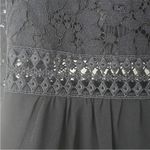 NWT Truth & Fable black lace gown long sleeve xs Photo 6