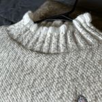 Plush Chenille Half Turtleneck Sweater Gray Size undefined Photo 3