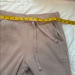 Alo Yoga ALO Muse Sweatpants, Gravel Heather (Tan), Size S Photo 8