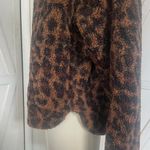 Loft  Black and Brown Fleece Jacket Photo 4