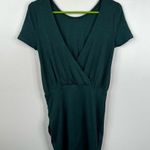 Lovers + Friends NEW Jenner Mini Dress Womens Small Forest Green Ribbed Photo 3