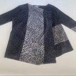 Alberto Makali Leopard Print Cardigan Sweater Photo 3