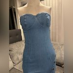 🌸AMTIOUS denim strap dress ✨ Blue Photo 8