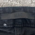 MAC jeans slim kick fringe crop ankle pant black denim fringe distress SZ 27 Photo 4