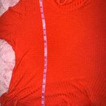 Anthropologie Maeve Womens Sweater Winterscape Cowl Neck Peplum XL Orange Photo 8