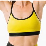 Zyia 🛍️ Active Yellow and Black Light N Tight Adjustable Sports Bra Size Medium Photo 0