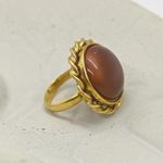 Vintage Cocktail Ring Gold Photo 5