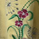 Breckenridge Women’s  Embroidered Quarter Zip Sweatshirt Size 1X Yellow Photo 3