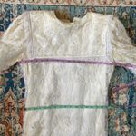 Gunne Sax Jessica McClintock Drop Waist Dress Lace Overlay Prairie Bridal Size 8 Photo 12