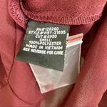 Velvet Heart  Women’s Long Sleeve Ruffle V Neck Blouse Wine Size Small NWT Photo 5