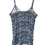 Swim Solutions Women’s Navy Blue Flyaway Tankini Top, Sz 10, NWT White Photo 3