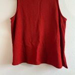 Eileen Fisher Tank Top Red (Crimson) Lightweight Organic Cotton Tank Sz L GUC Photo 3