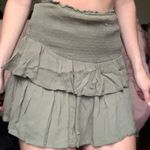 Hayden NWOT Green Ruffle Skirt Photo 0
