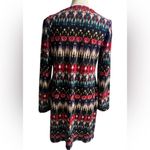 Metaphor  Vibrant Geometric Midi Dress Photo 2